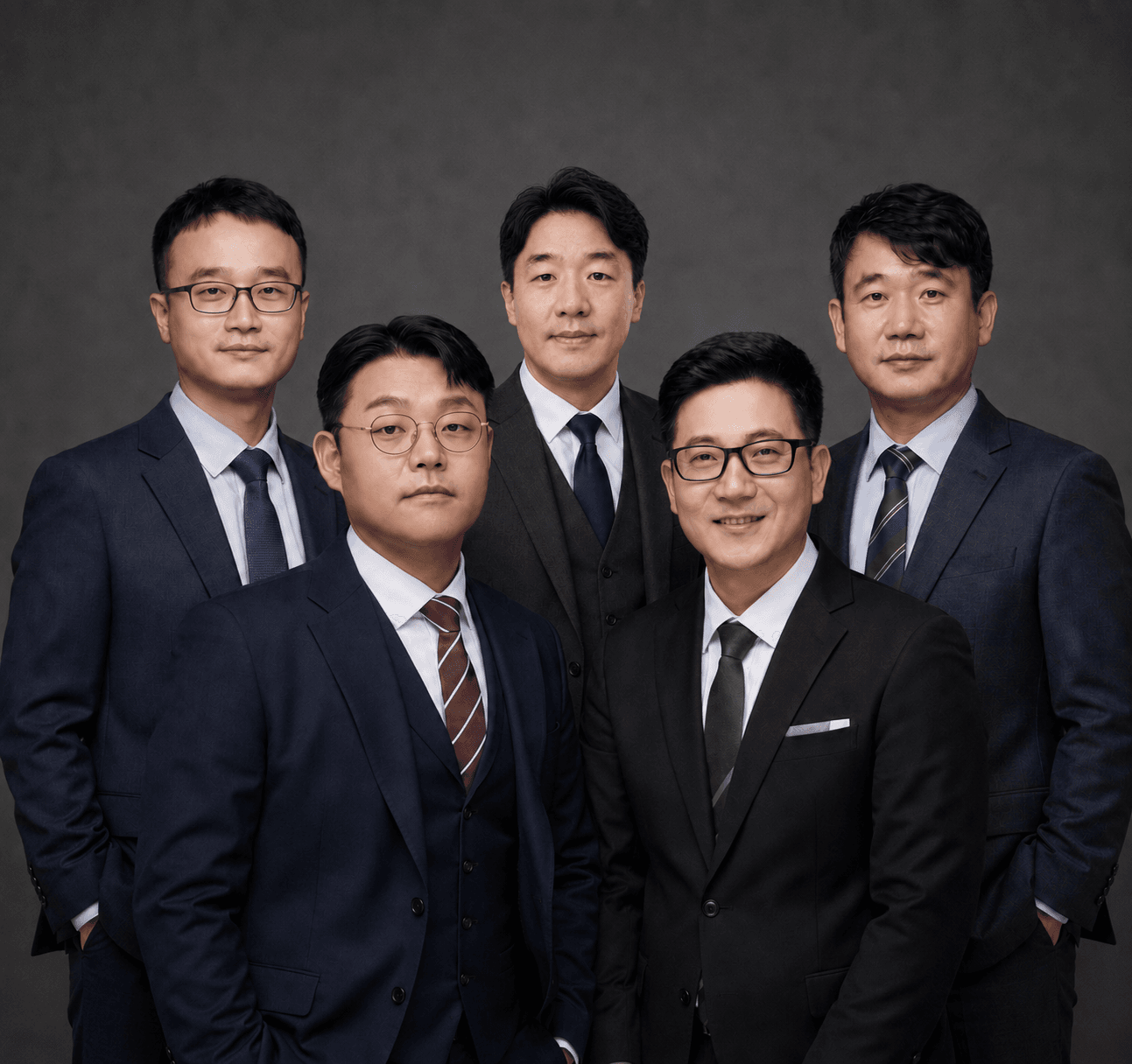 장봉환법률사무소 변호사와 손해사정사의 단체 사진